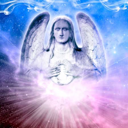Erzengel Raziel bringt die göttliche Weisheit aus den Wolken Hellseher und Engelmedium Udo Golfmann
