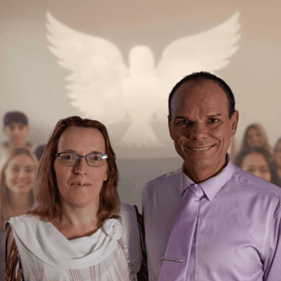 Udo Golfmann und Nadja Hafendörfer in spirituellen Seminar(1)